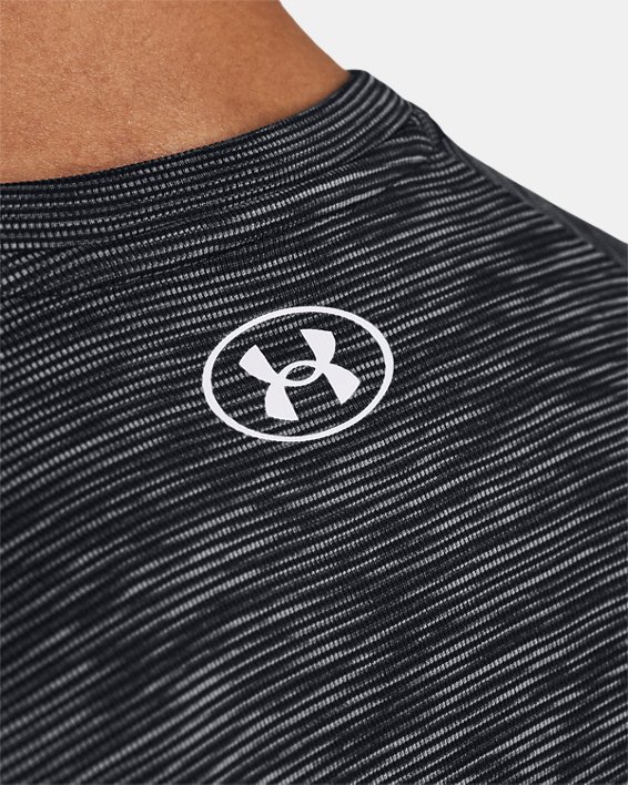 Men's UA Tech™ Textured Short Sleeve in Black image number 2
